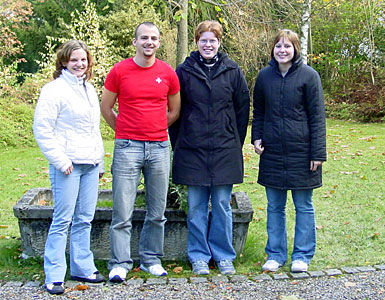 Nadia Brunner, Patrick Raemy, Silvia Portmann und Angela Mader