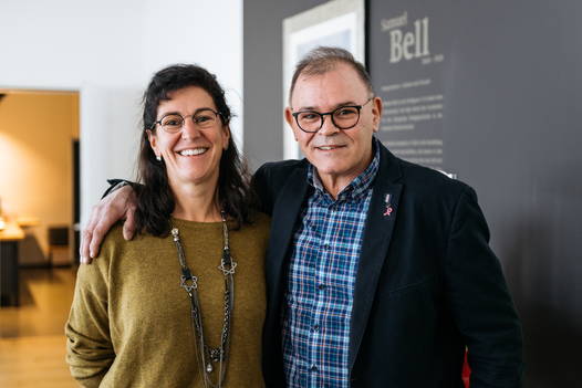 Françoise Métrailler et Eddy Farronato