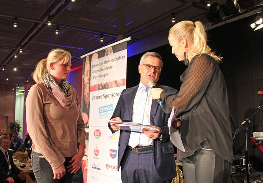 Andrea Steffen, Peter Kofmel und Linda Fäh